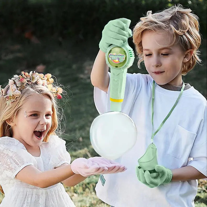 Mist Bubble Machine for Kids with Lights, Music & Fog Bubbles